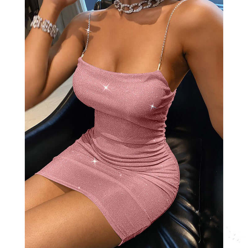 Spaghetti Strap Mini Dress Slip